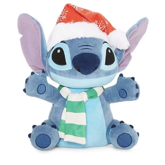 Disney Other - Disney Stitch Holiday Plush 10”